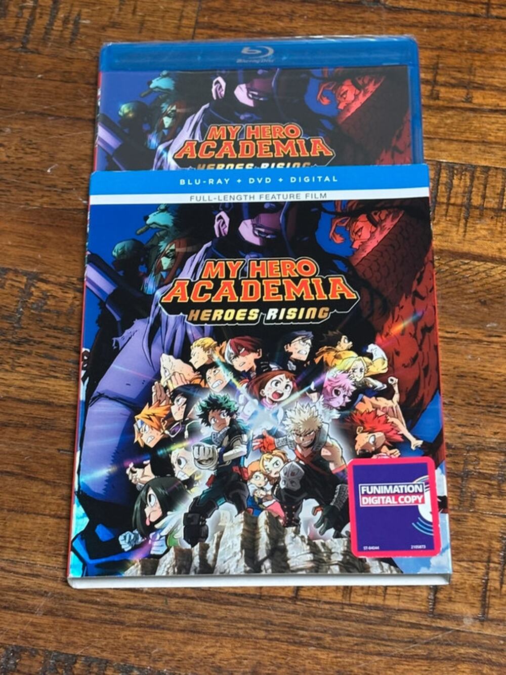 NEW My Hero Academia Heroes Rising Blu-ray + DVD + Digital + Sleeve Anime Movie